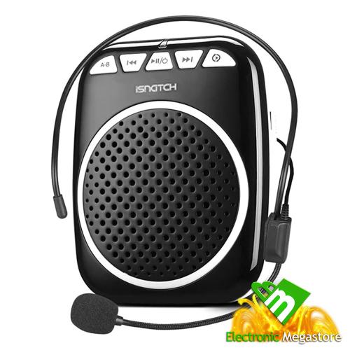 MINI ALTOPARLANTE AMPLIFICATORE VOCALE, SISTEMA PA RICARICABILE CON MICROFONO PER INSEGNANTI GUIDE TURISTICHE RELATORI ANIMATORI MINI AMPLIFICATORE PER GUIDE 5W PORTATILE RICARICABILE