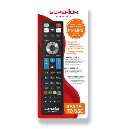 TELECOMANDO UNIVERSALE PRONTO ALL'USO PER TV SMART PHILIPS LCD LED SMART TV