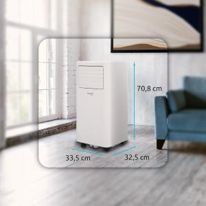 Condizionatore Portatile Melchioni VIGO9 9000 BTU Pompa Calore Deumidificatore