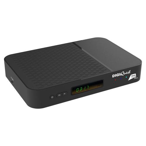 Decoder AX3 tivùsat  FULL 4K | Decoder COMBO 4K tivùsat con Triplo Tuner DVB-T2 HEVC Main 10 (10 bit), DVB-S2, Android TV | Controllo vocale | Google Cast  Decoder 4K Digiquest AX3 tivùsat Triplo Tuner controllo vocale DVB-T2/S2 Android TV
