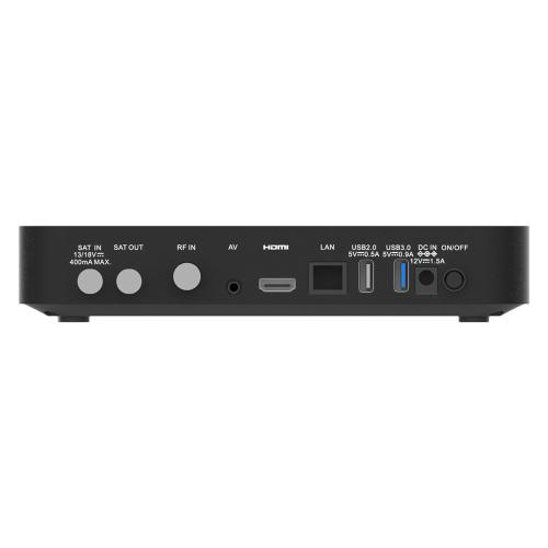 Decoder AX3 tivùsat  FULL 4K | Decoder COMBO 4K tivùsat con Triplo Tuner DVB-T2 HEVC Main 10 (10 bit), DVB-S2, Android TV | Controllo vocale | Google Cast  Decoder 4K Digiquest AX3 tivùsat Triplo Tuner controllo vocale DVB-T2/S2 Android TV