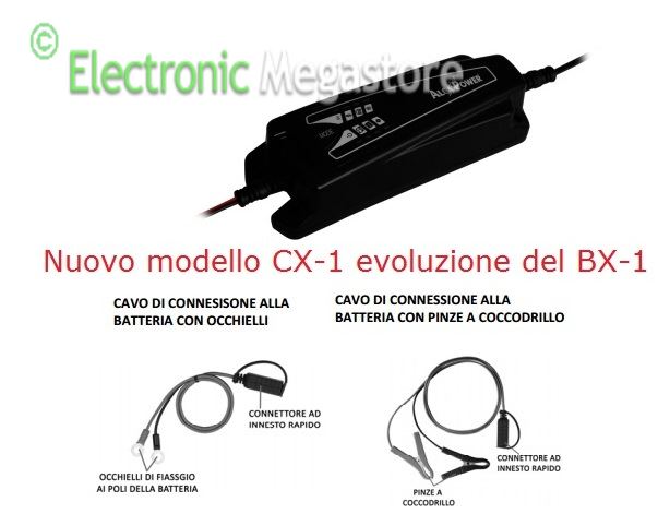 Caricabatterie auto e camion Benton BX-2 12V-24V