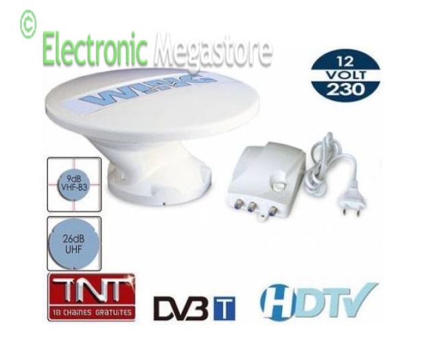 ANTENNA TV NAUTICA PER BARCA O CAMPER TELECO WING DIGITALE TERRESTRE eBay