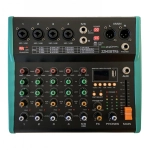 ZZIPP ZZMXBTR6 Mixer Karaoke DJ 6 Canali USB MP3 BLUETOOTH