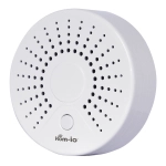 Sensore Fumo e temperatura HOM-SMOKE Hom-io – 559593095 WIFI SMART ALEXA E GOOGLE HOME