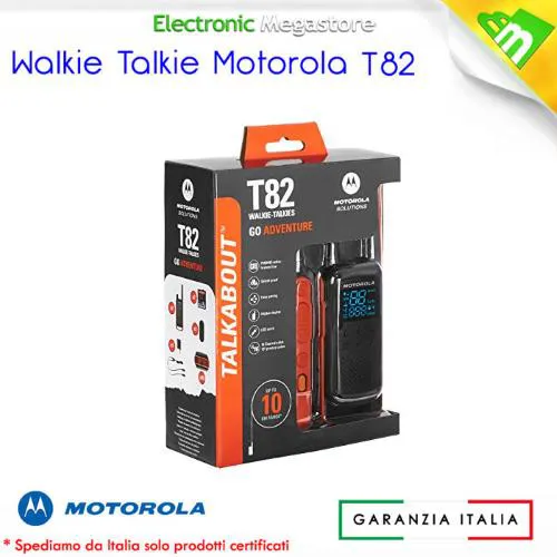 Motorola TLKR T82 PMR dispositivo TALKABOUT T82 MOTOROLA WALKIE TALKIE