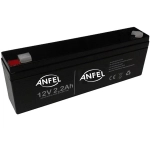 Batteria Ermetica Ricaricabile al Piombo 12V Volt 2,2Ah connettore Faston SIRENA ALLARME ASCENSORE