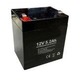 BATTERIA AL PIOMBO 12V 5,2 AH 90 x 70 x 101x 107mm PER GRUPPI UPS PIOMBO ERMETICA RICARICABILE