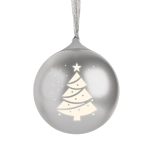 Bigben Altoparlante Bluetooth formato palla di Natale Argento Luminosa Con Speaker XMASBALLSILVER