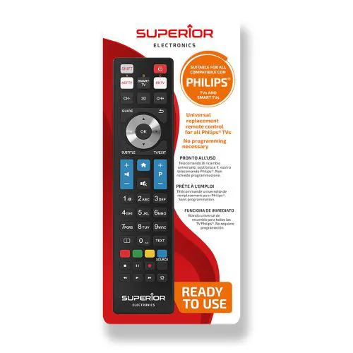TELECOMANDO UNIVERSALE PRONTO ALL'USO PER TV SMART PHILIPS LCD LED SMART TV